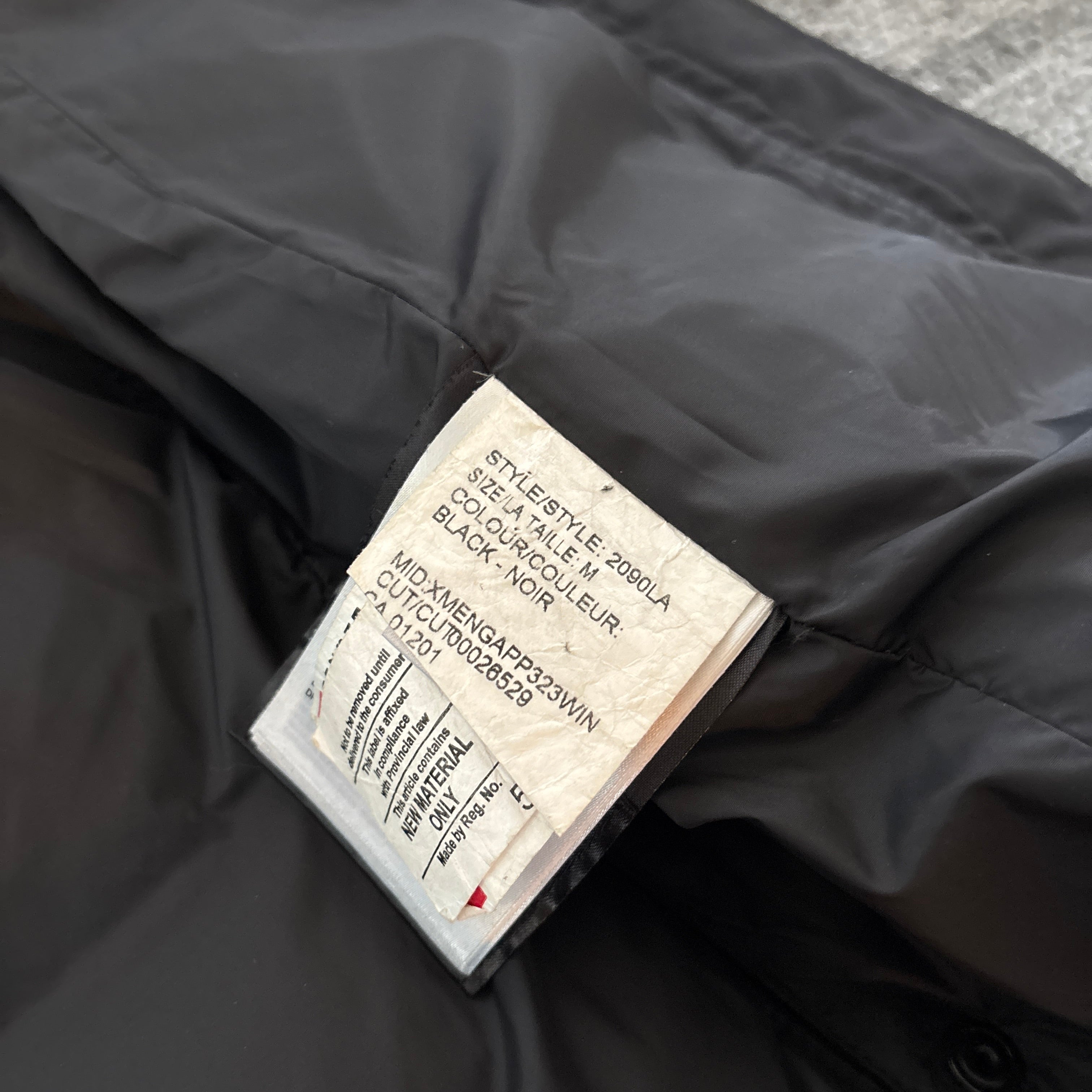 Canada Goose womens black lorette parka down coat size fusion medium