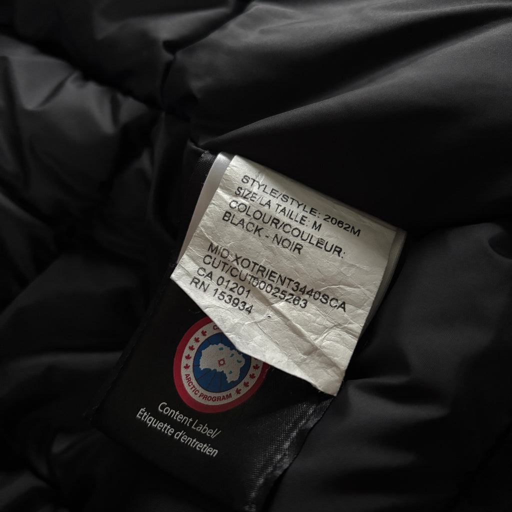 Canada Goose womens lorette black winter parka down coat in size medium