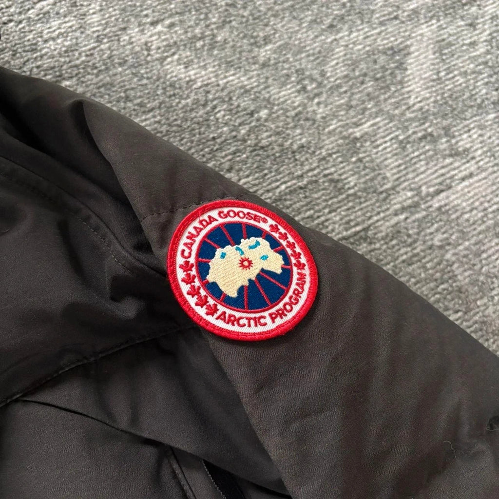 Canada Goose mens black emory parka down coat size medium