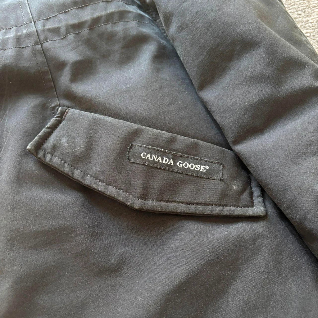 Canada Goose womens black rossclair parka down coat size medium
