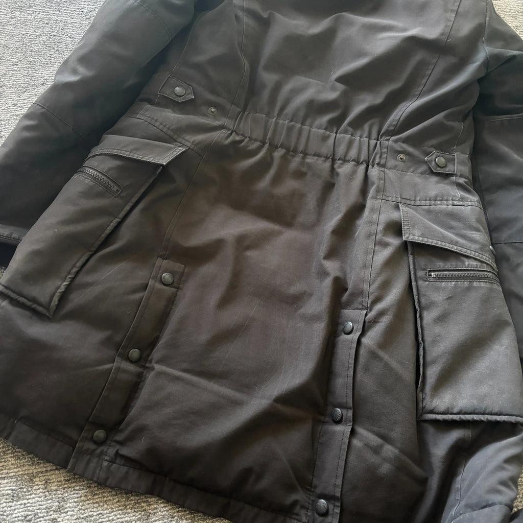 Canada Goose womens kinley black winter parka down coat in size medium