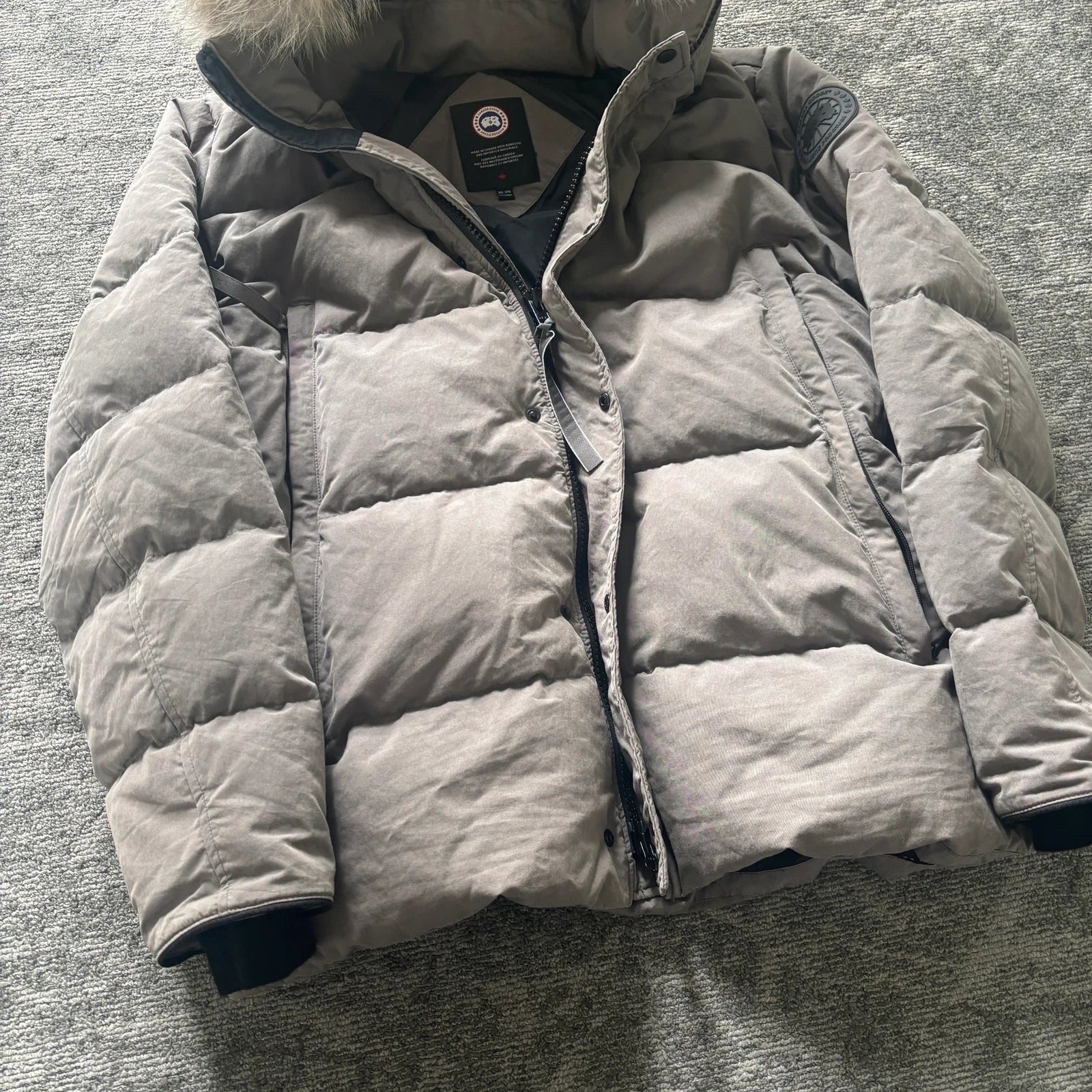 Canada Goose mens new season Wyndham grey winter parka down coat size 3XL