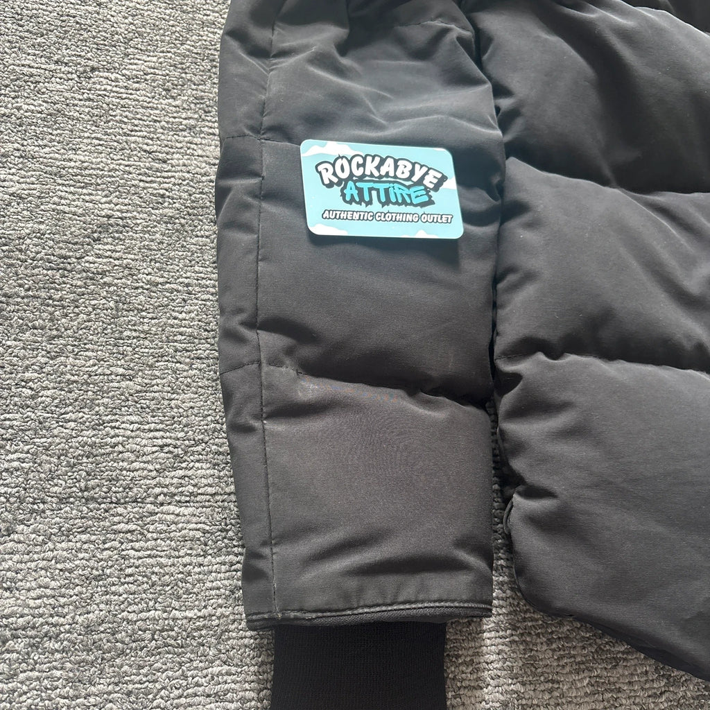 Canada Goose mens macmillan black winter parka down coat in size medium