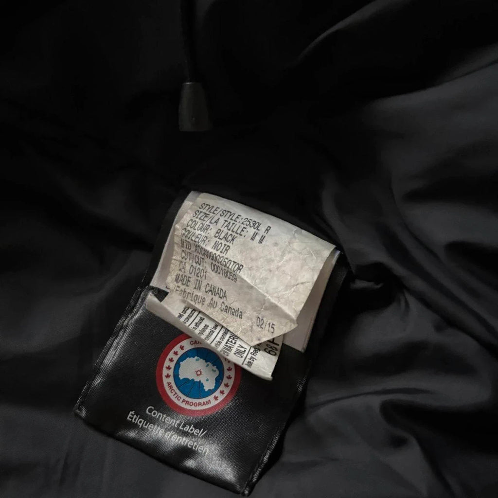 Canada Goose womens black Montebello parka down coat size medium