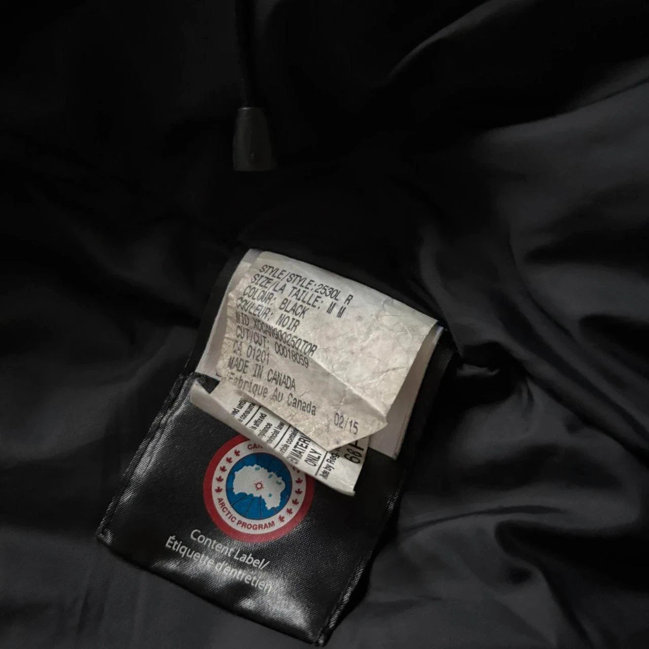 Canada Goose womens black Montebello parka down coat size medium