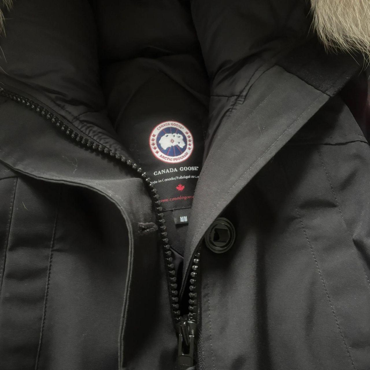 Canada Goose womens black Montebello parka down coat size medium