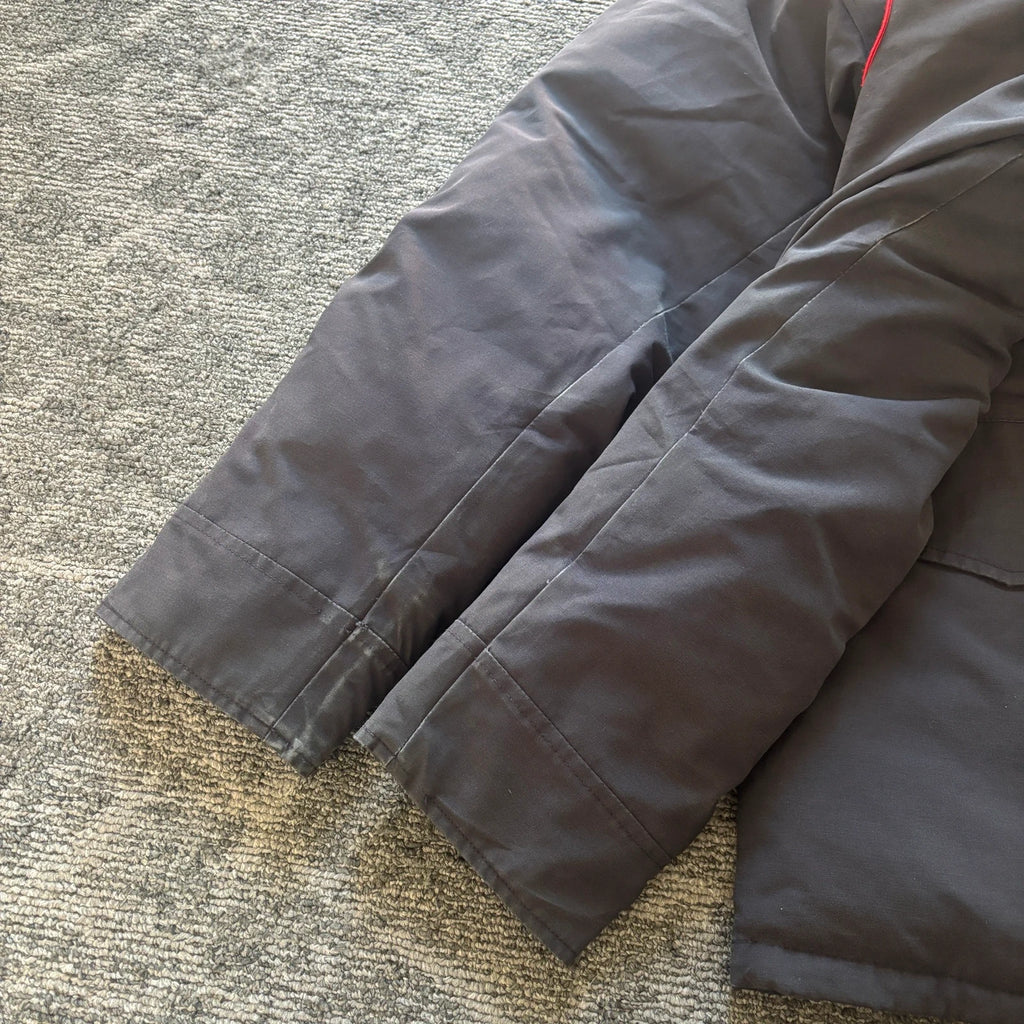 Canada Goose mens navy langford parka down coat in size small