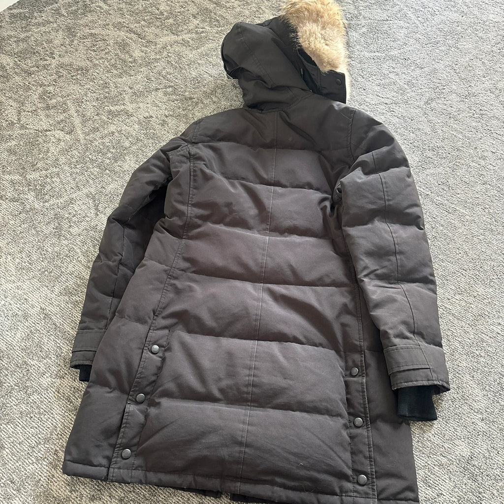 Canada Goose womens black shelburne parka down coat size medium