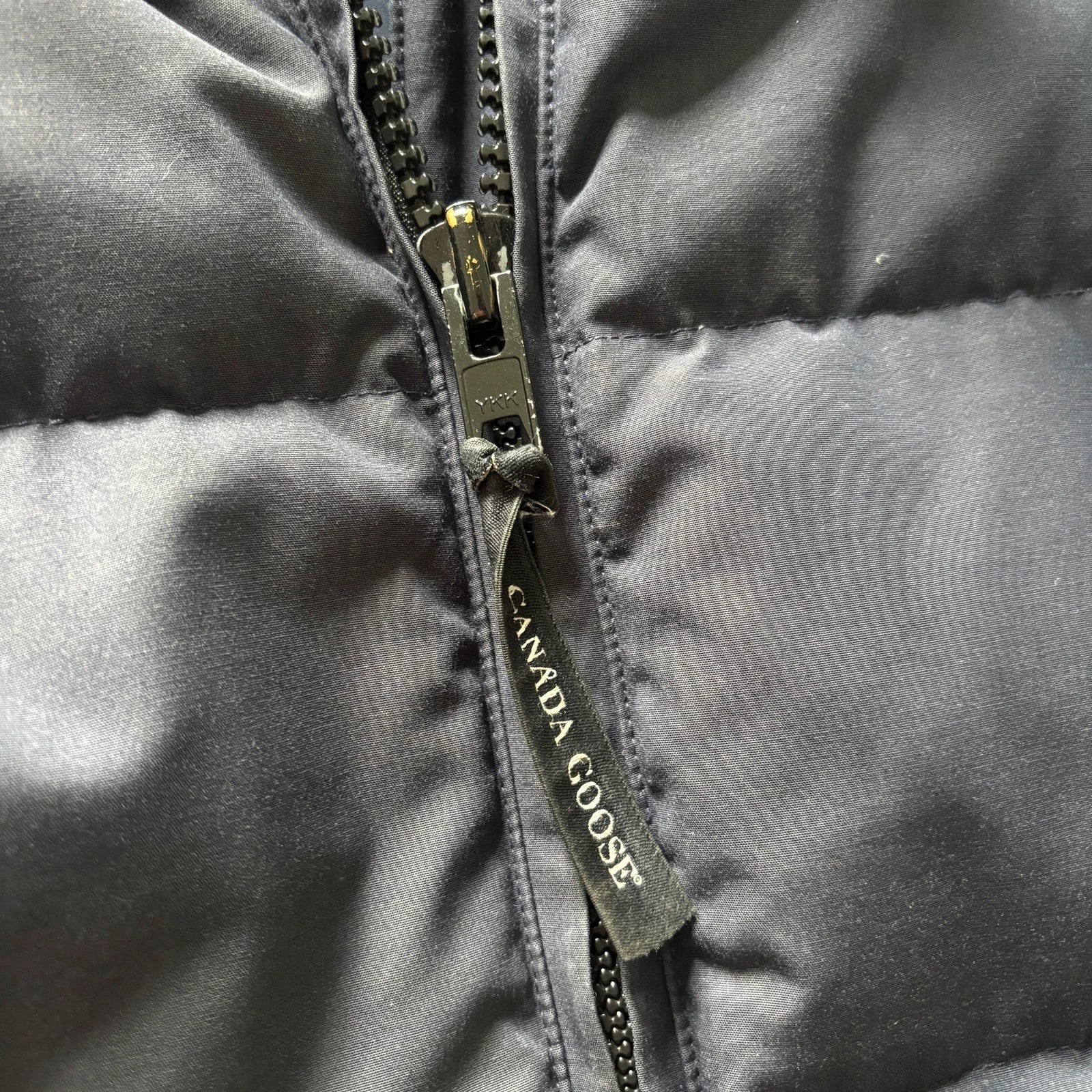 Canada Goose womens navy chelsea parka down coat in size small