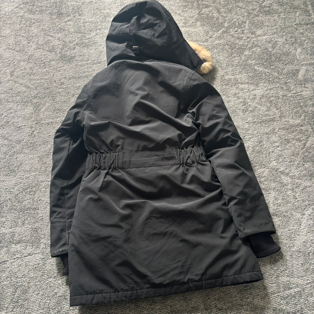 Canada Goose womens black trillium parka down coat in size xs