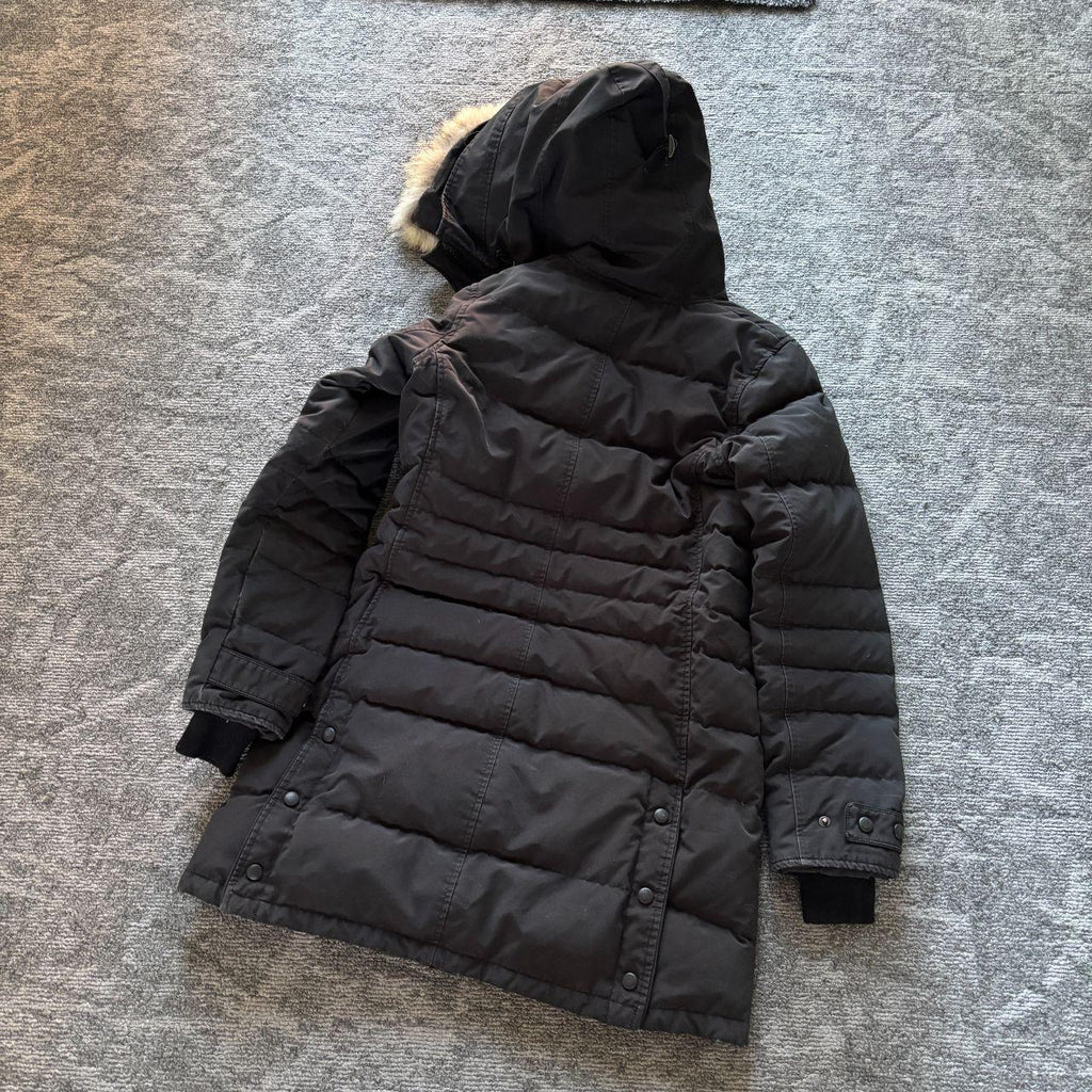 Canada Goose womens lorette black winter parka down coat in size medium