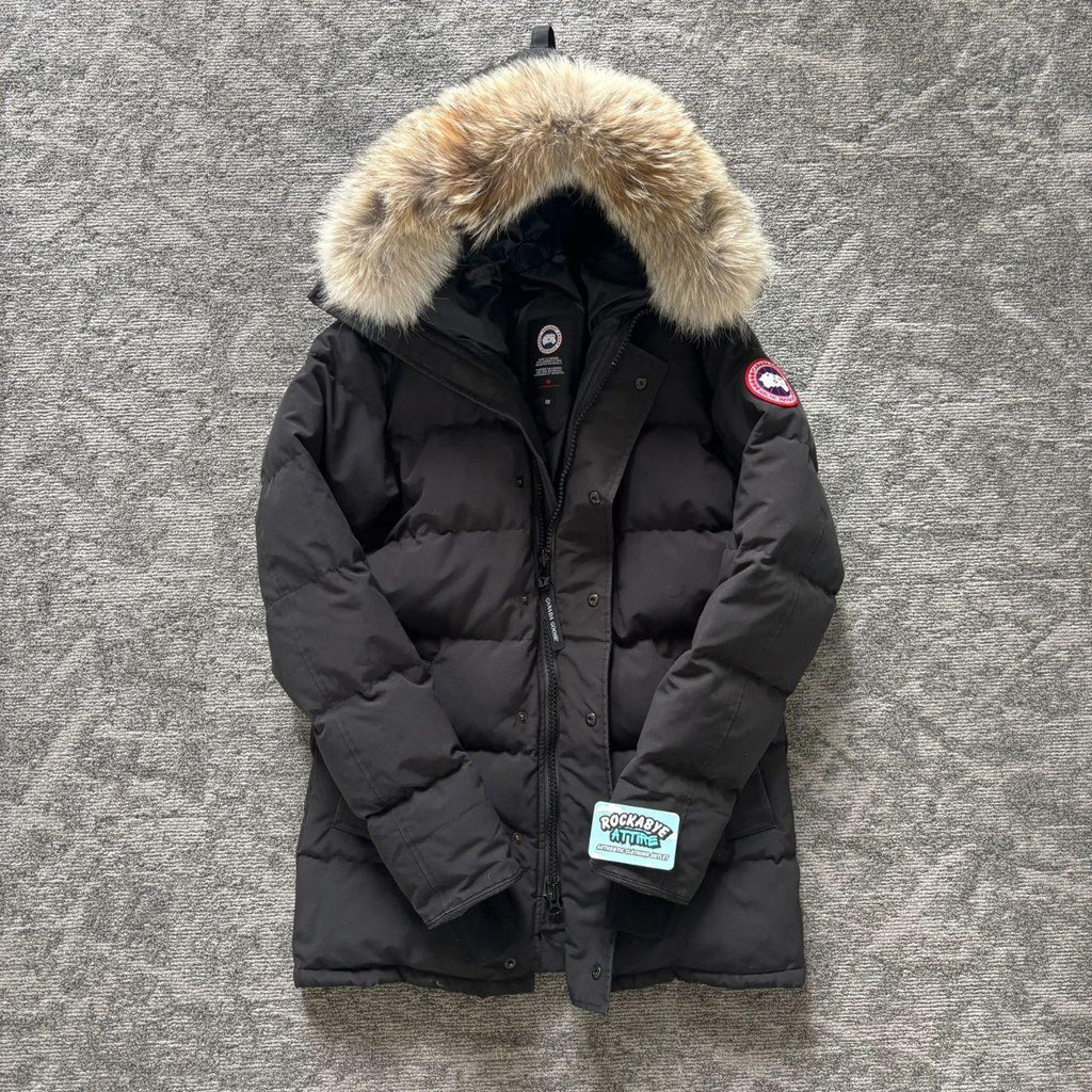 Canada Goose mens black Carson parka down coat size medium
