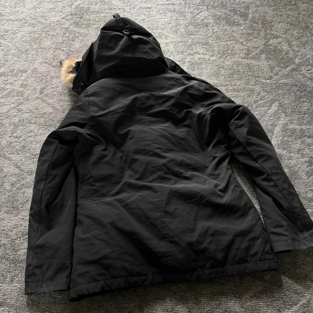 Canada Goose womens black Montebello parka down coat size medium