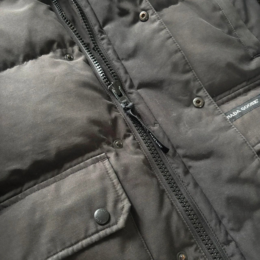 Canada Goose mens black emory parka down coat size medium
