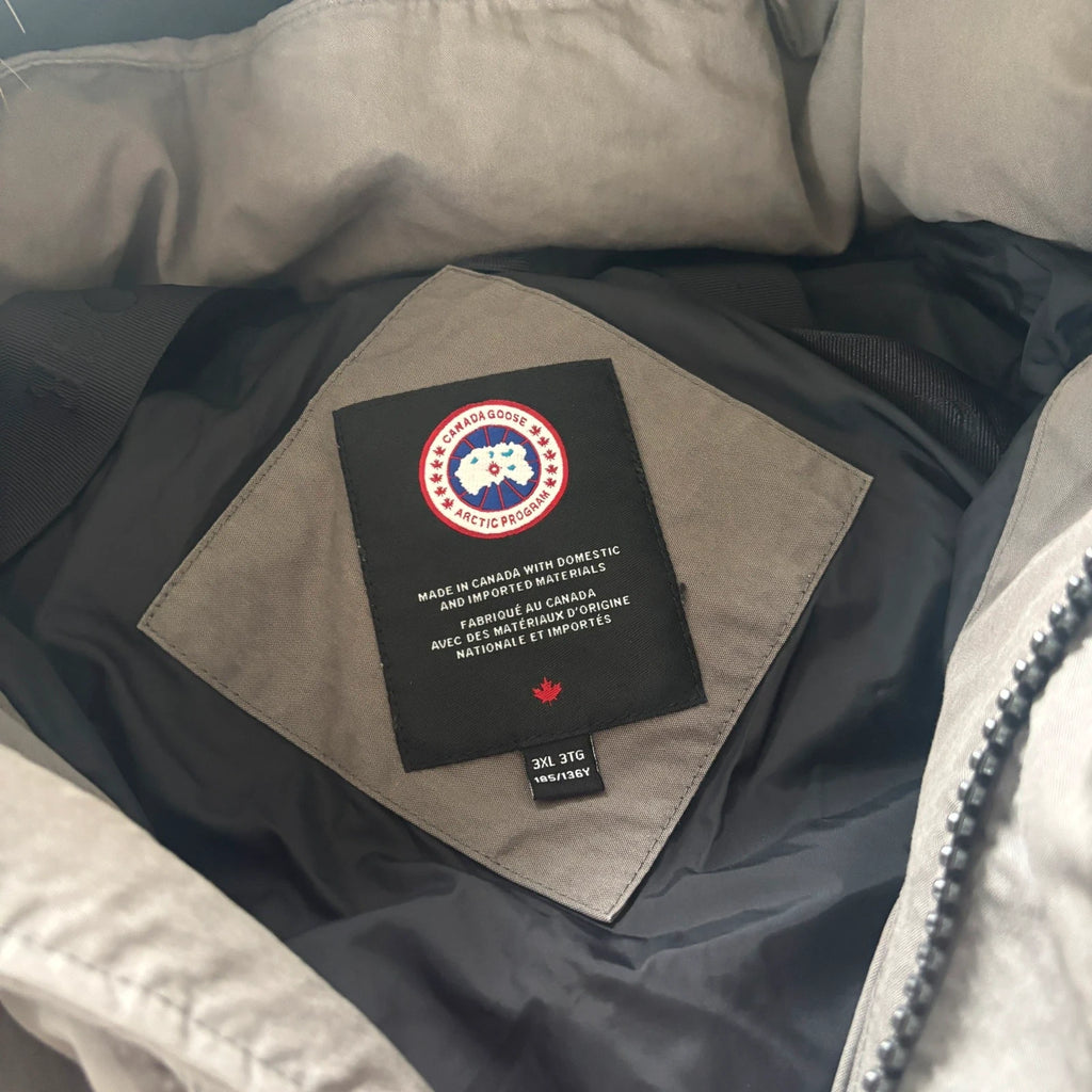 Canada Goose mens new season Wyndham grey winter parka down coat size 3XL