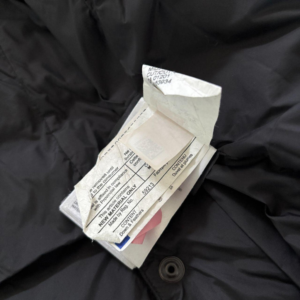 Canada Goose womens lorette black winter parka down coat in size medium