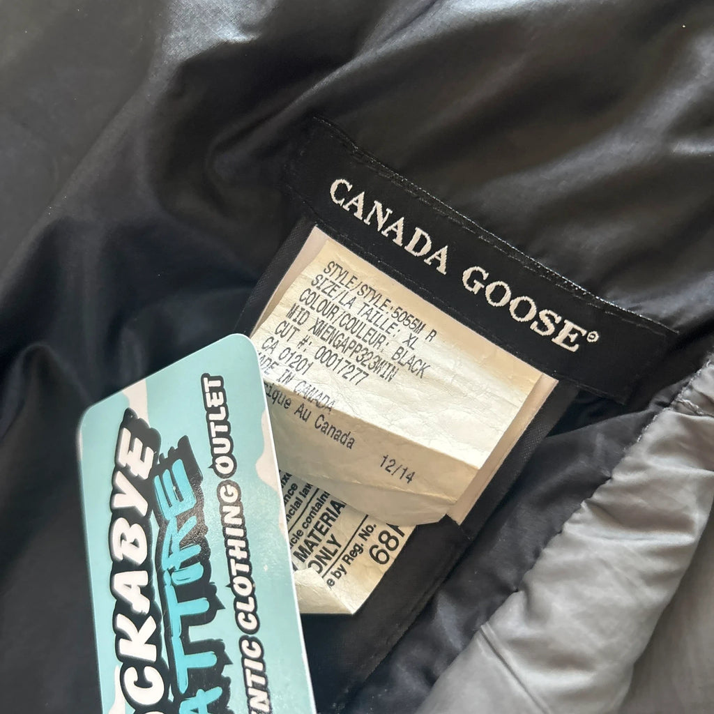 Canada Goose mens black lodge puffer down coat size xl